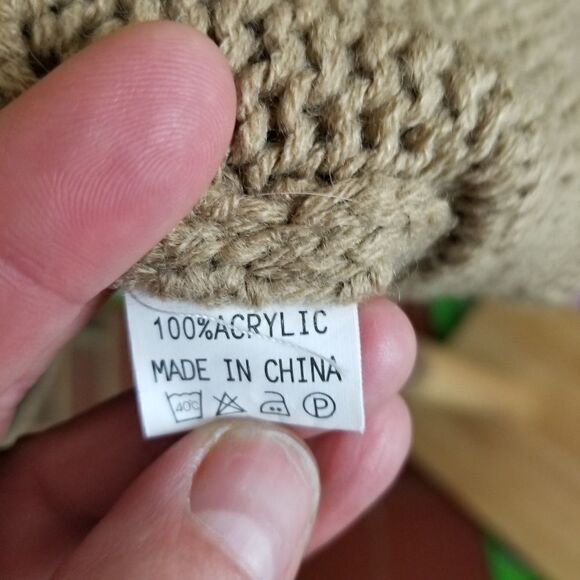 Brown Open Front Dolman Sweater Cardigan SZ OS - Picture 5 of 5